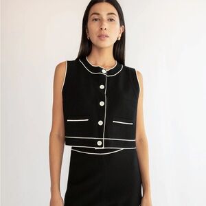 BUTTON UP SWEATER VEST